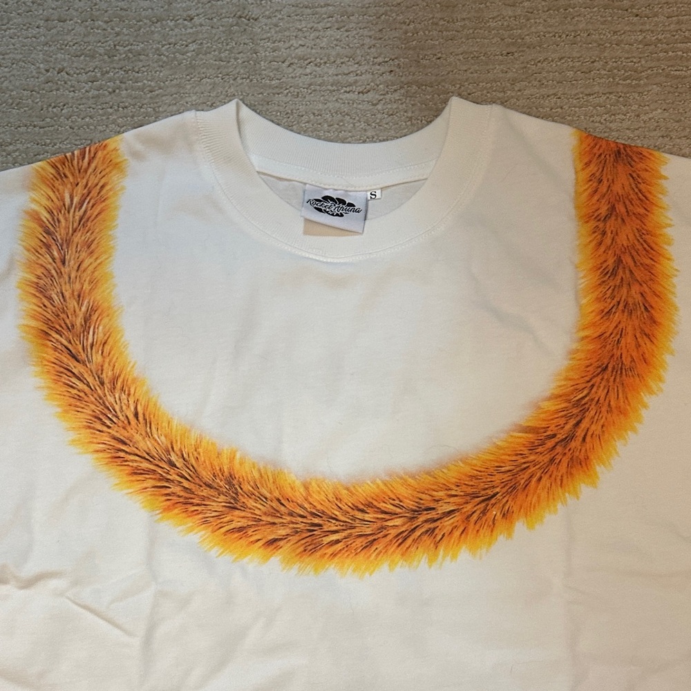Rocket Ahuna White Lei Hulu Unisex Shirt in Size S - Picture 6 of 8